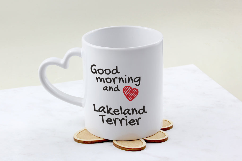 Lakeland Terrier - cup with a dog, adorable cup with a heart-shaped handle, universal gift from the Art-Dog brand