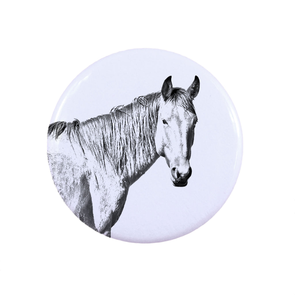 Namib Desert Horse - collector's ring with a horse portrait, handmade product, Art-Dog brand