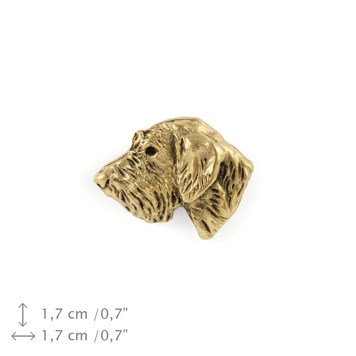 Dachshund II - Dog brooch in decorative box, elegant gold-plated pin, Art-Dog brand jacket pin