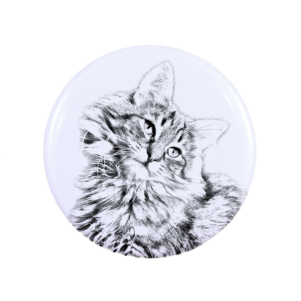 Norwegian Forest - collection of unique magnets, own photo, Art-Dog brand