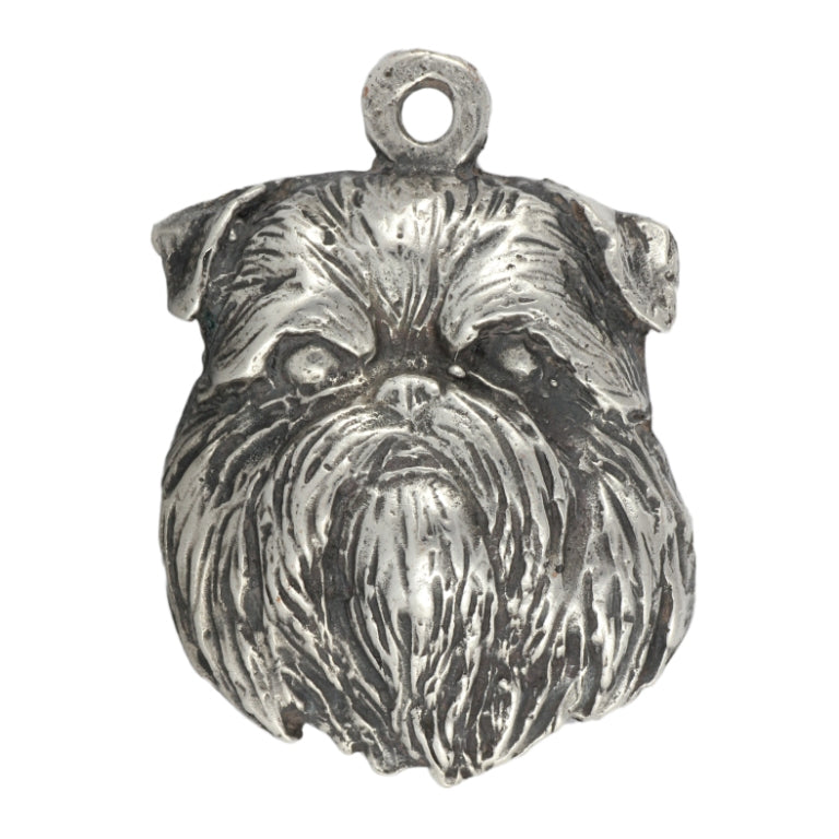 Griffon Bruxellois, Brussels Griffon - Dog necklace, unique jewellery for the dog fan, unique adder pendant by Art-Dog brand