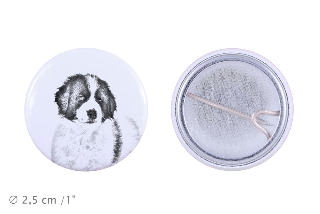 Tornjak, Bosnian And Herzegovinian - Croatian Shepherd Dog - pin with your dog, add your own photo, Art-Dog brand