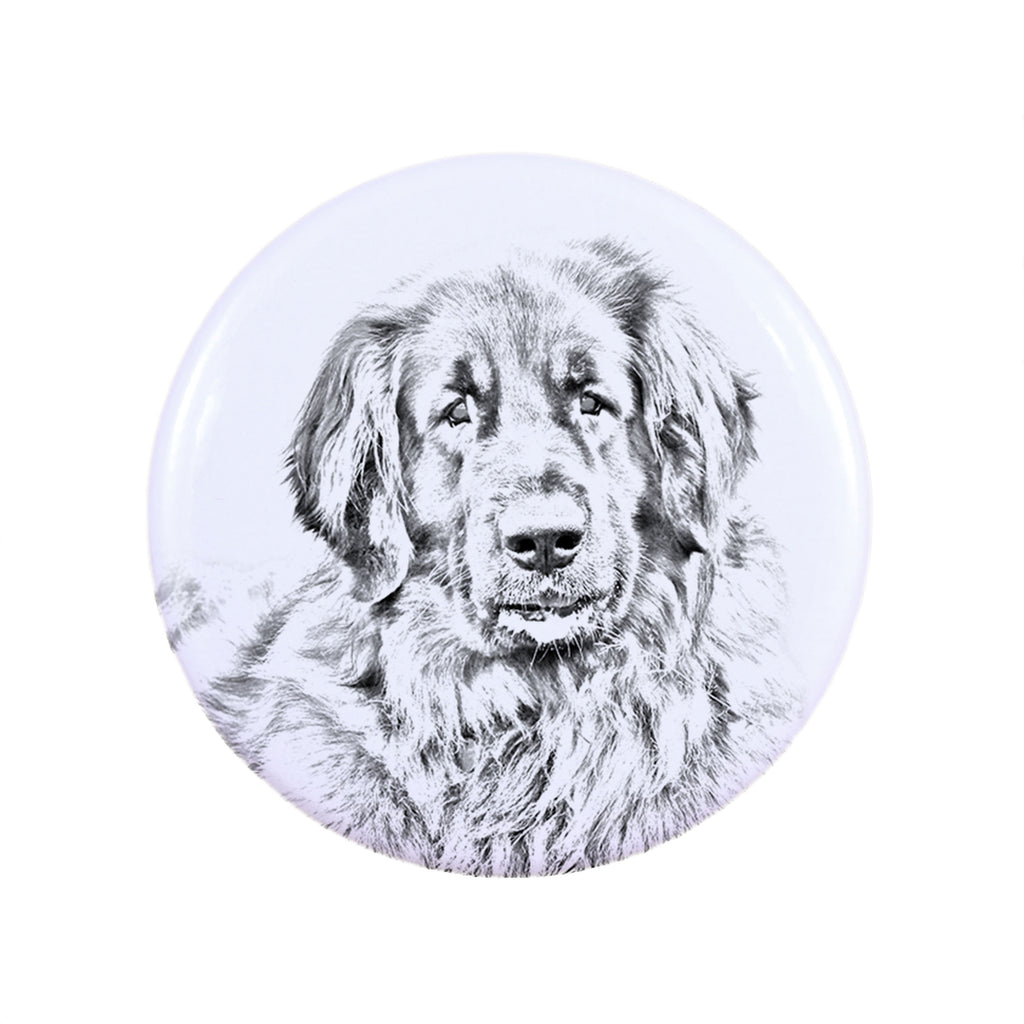 Leonberger - pin with your dog, add your own photo, Art-Dog brand