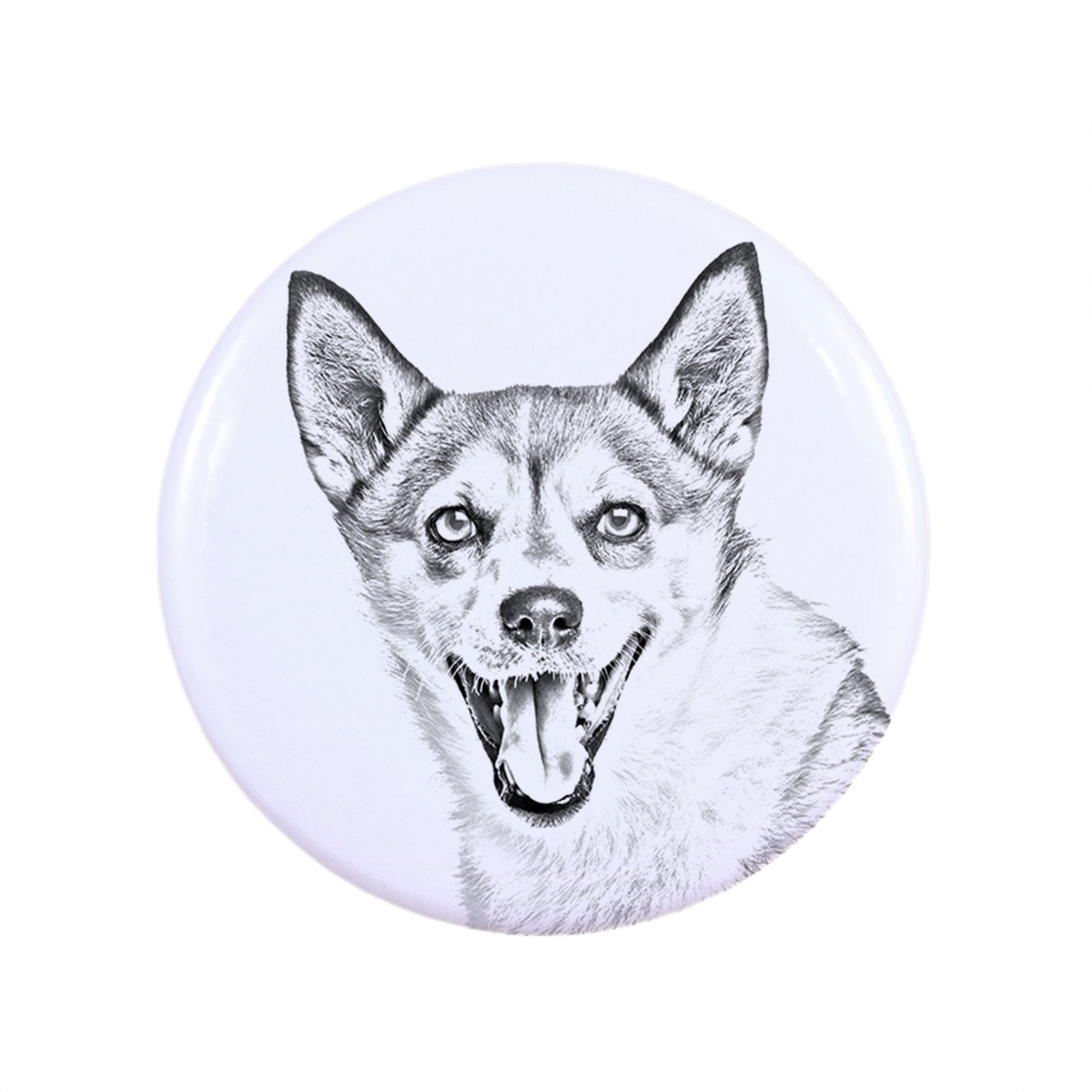 Norwegian Lundehund, Norsk Lundehund - pin with your dog, add your own photo, Art-Dog brand