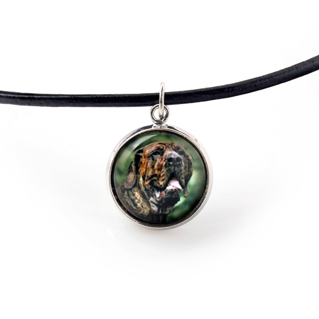 Fila Brasileiro - a set of jewelry with your photo, handmade set, bracelet and necklace by Art.-Dog brand
