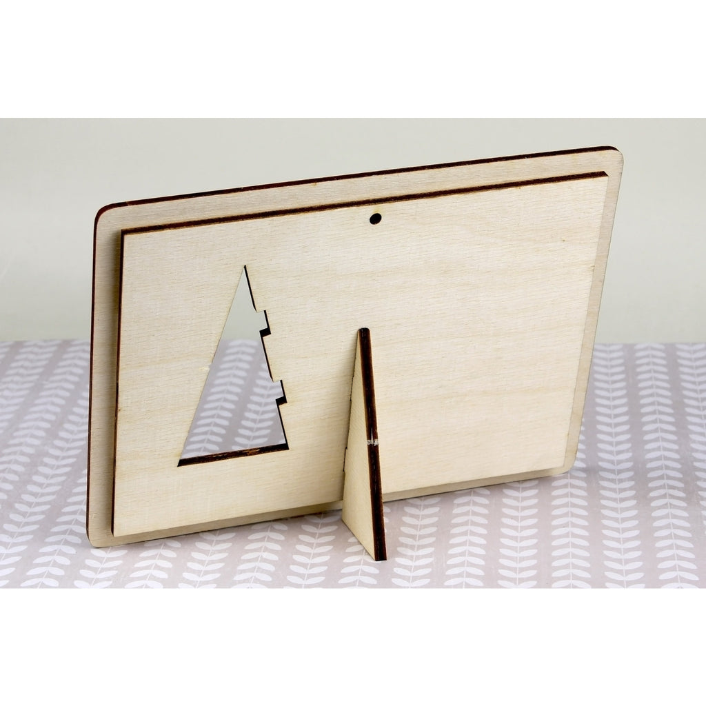 Bearded Collie, Highland Collie, Mountain Collie - Photo frame, engraved wooden frame, a lovely gadget for the dog lover by Art-Dog