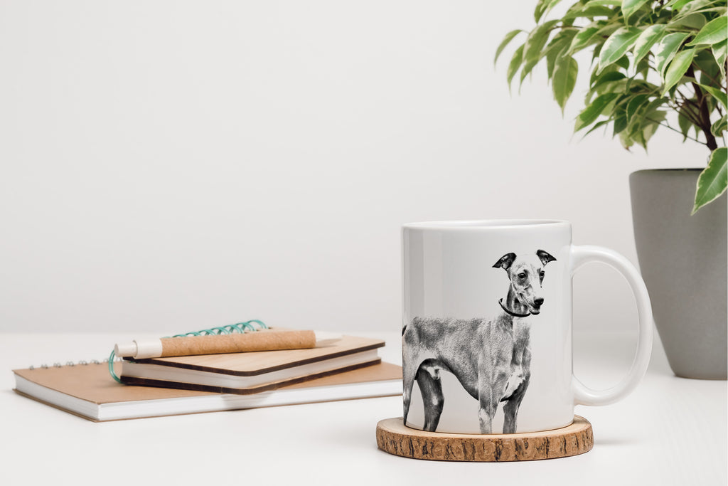 Azawakh, Tuareg Sloughi - cup with a dog, cup with a photo, personalized gift from the Art-Dog brand