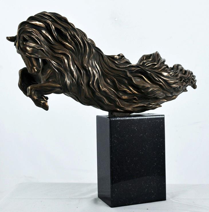 Steed - exclusive horse figurine, luxury interior decoration, unique edition of Art-Dog brand figurines