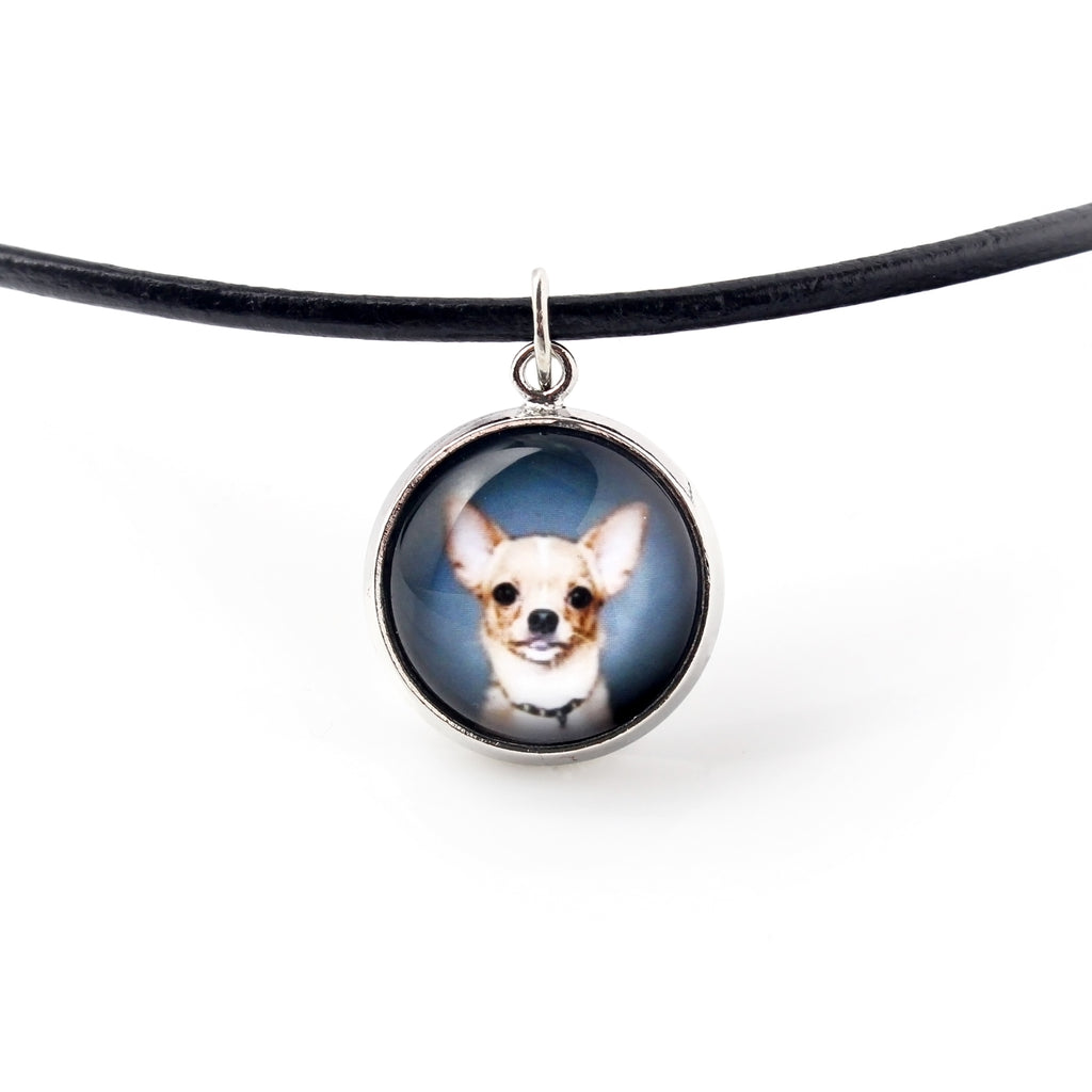 Dachshund Smooth-haired, Wiener dog, Badger dog - a set of jewelry with your photo, handmade set, bracelet and necklace by Art.-Dog brand