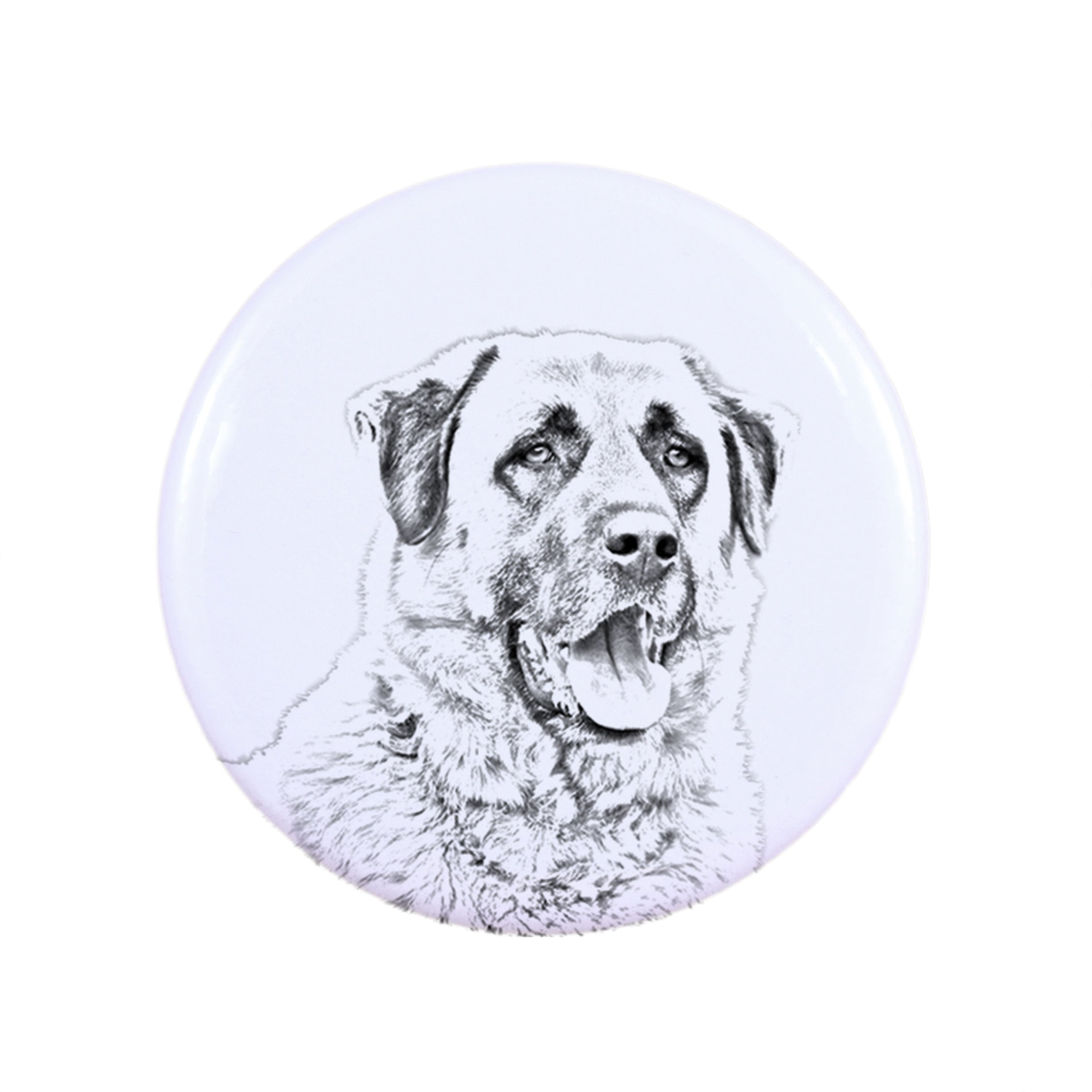 Anatolian Shepherd Dog, Turkish Kangal Dog - magnet with a dog's pupil, exceptionally light, strong magnet, handmade product by the Art-Dog brand
