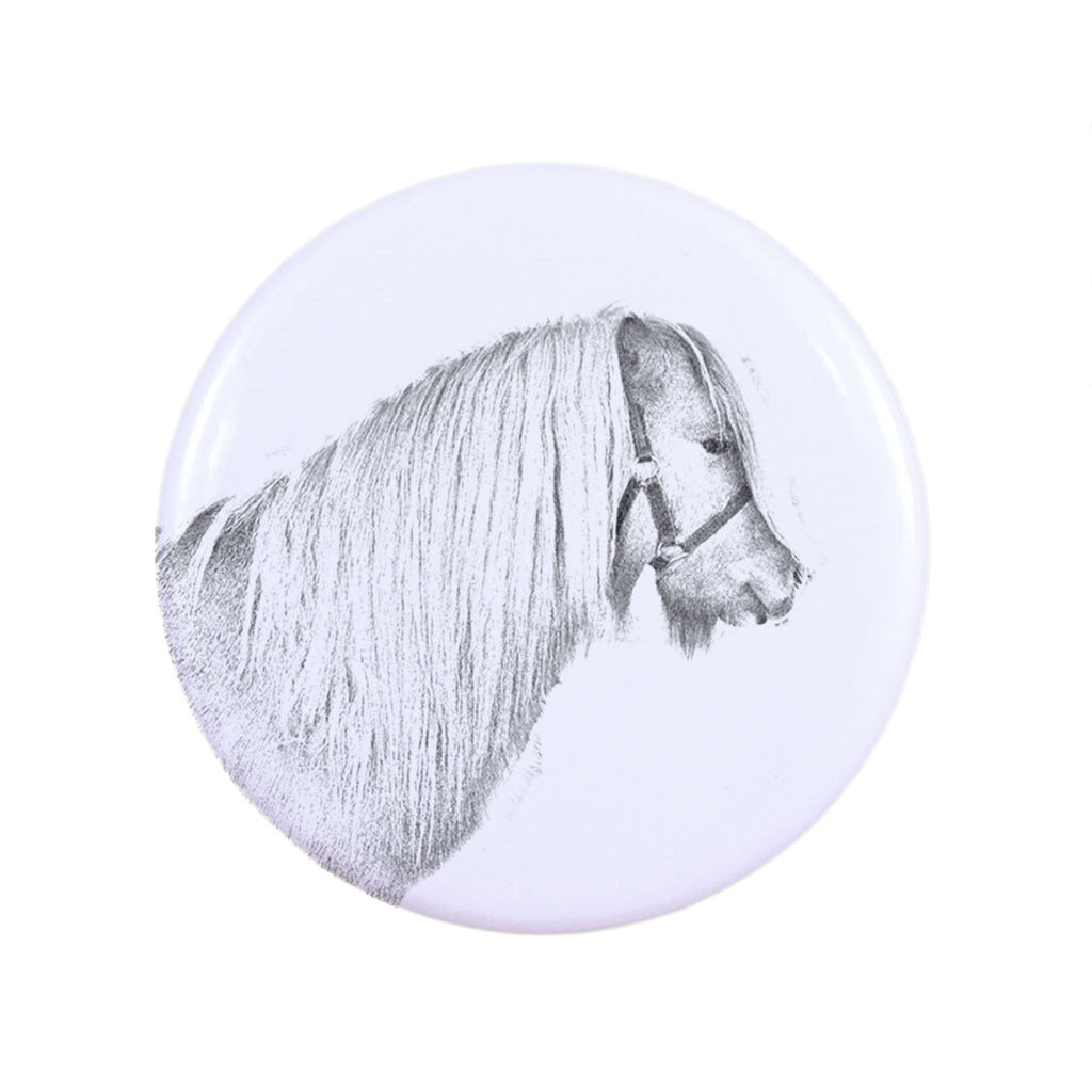 Shetland Pony - magnet with a horse, a unique imprint of the Art-Dog horse brand