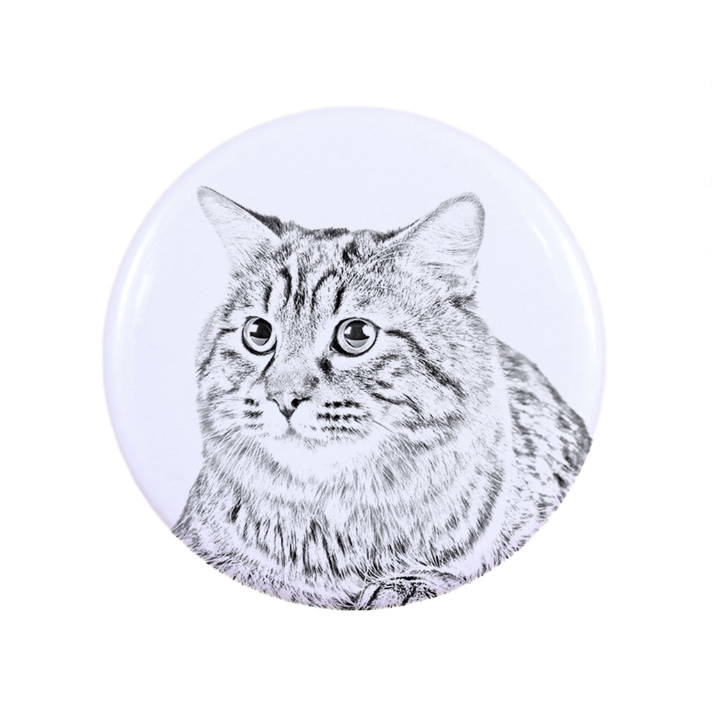 Kurilian bobtail longhaired - collection of unique magnets, own photo, Art-Dog brand