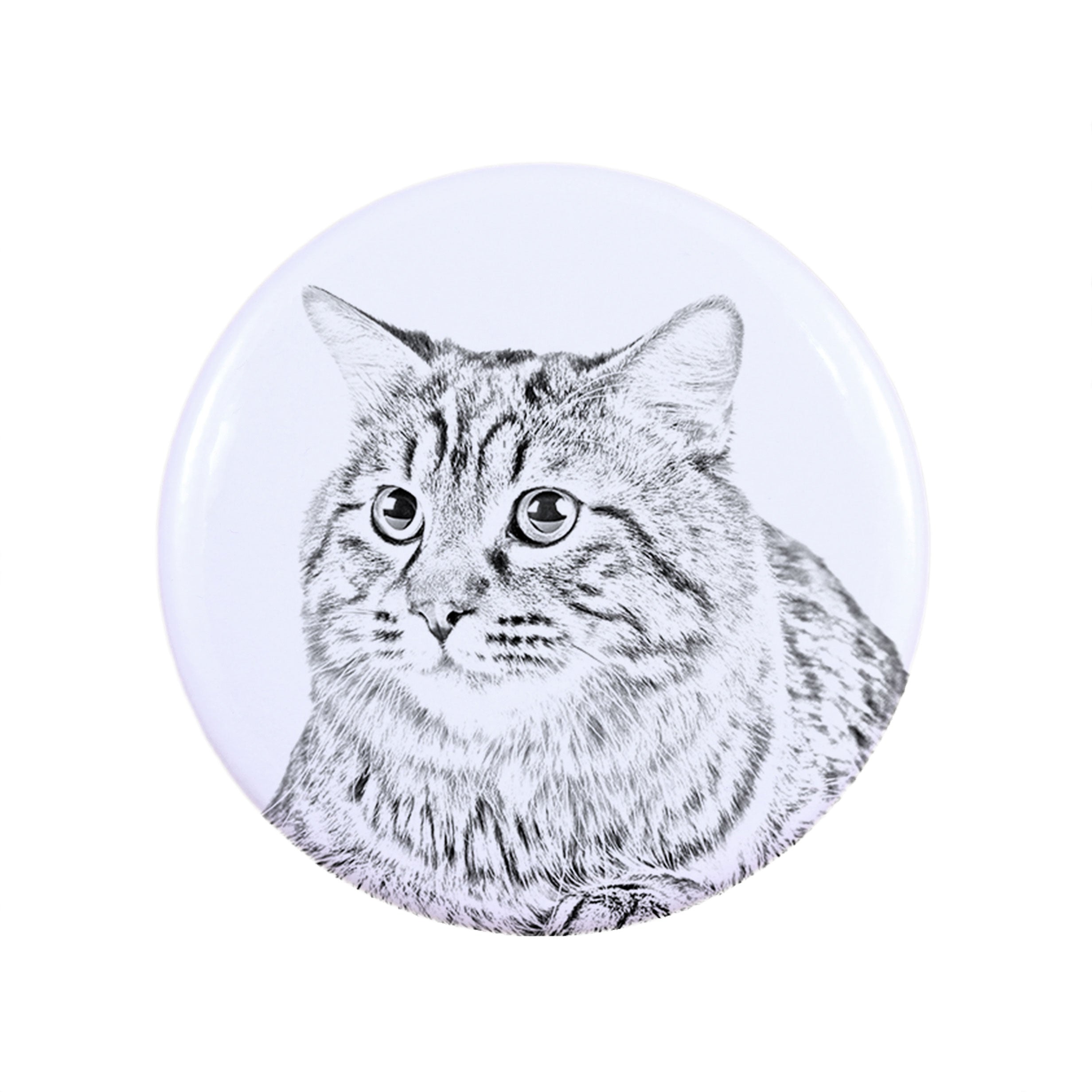 Kurilian bobtail longhaired - collection of unique magnets, own photo, Art-Dog brand
