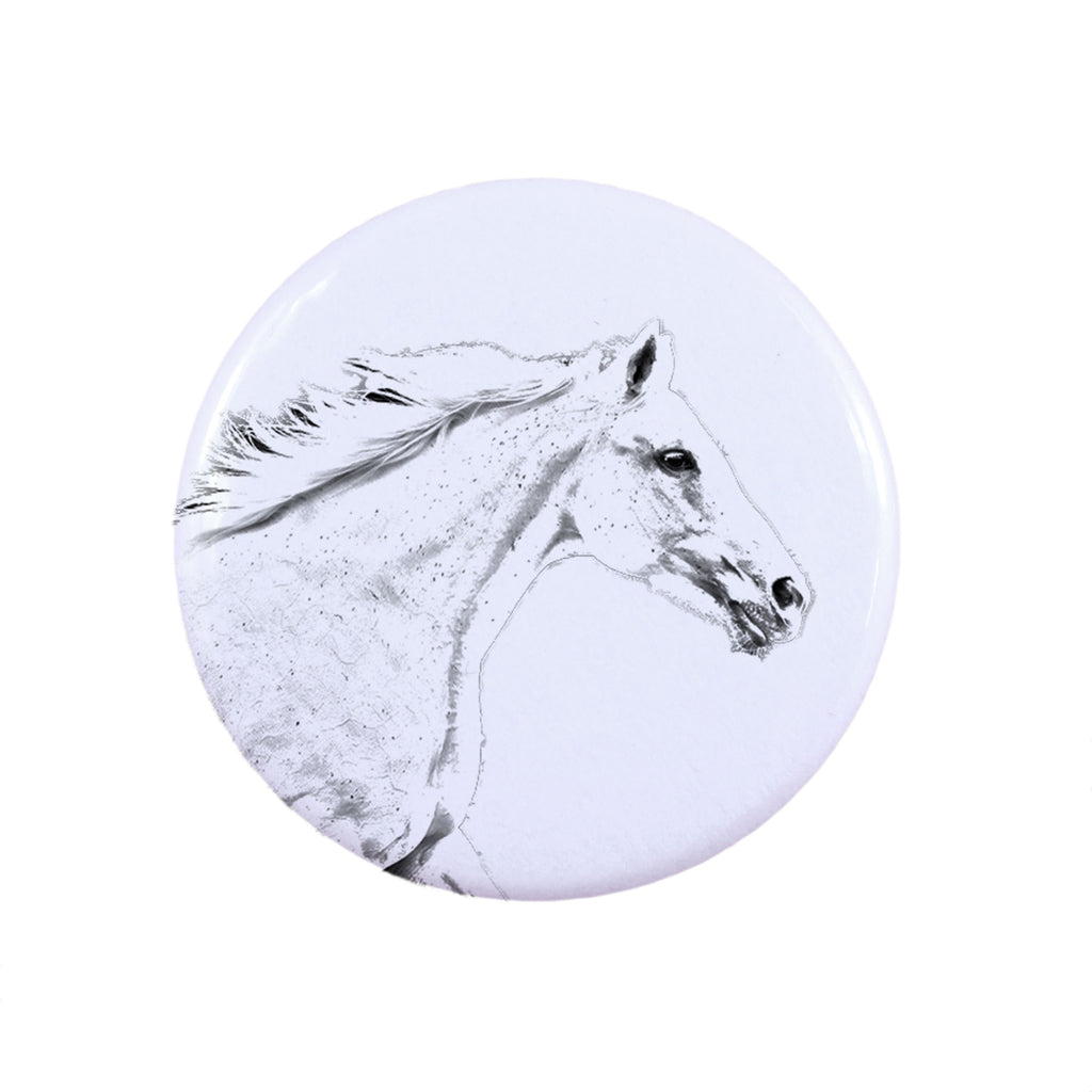 Czech Warmblood - shirt accessory, bag pin, perfect gift with the option to add your brand graphics from Art-Dog.