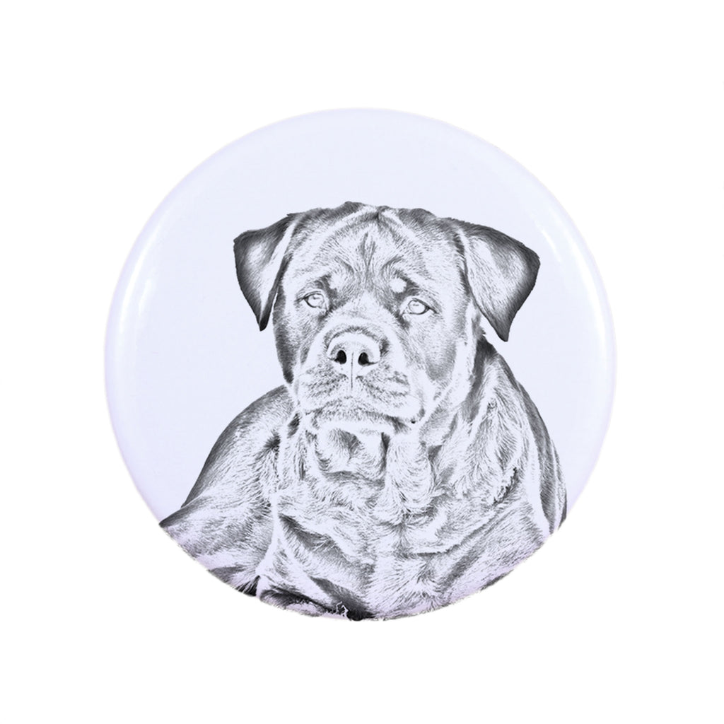 Rottweiler, Rott, Rottie - magnet with a dog's pupil, exceptionally light, strong magnet, handmade product by the Art-Dog brand