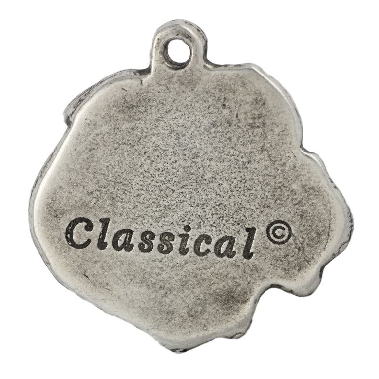 Bullmastiff II - Silver-plated dog pendant, handbag decoration, backpack pendant by Art-Dog brand