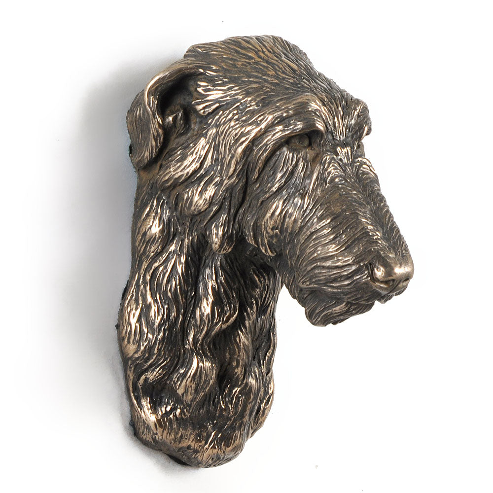 Deerhound, Scottish Deerhound - Dog statue, hanging bust, unique decoration for dog lover by Art-Dog brand
