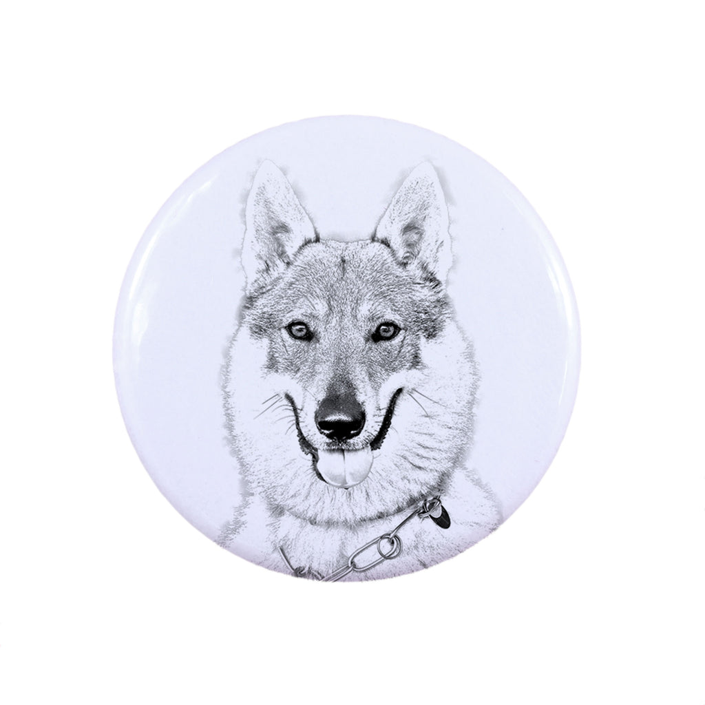 Czechoslovakian Wolfdog, Czechoslovak Vlcak - women's jewelry with a dog portrait, handmade product, possibility to add your own photo, Art-Dog brand