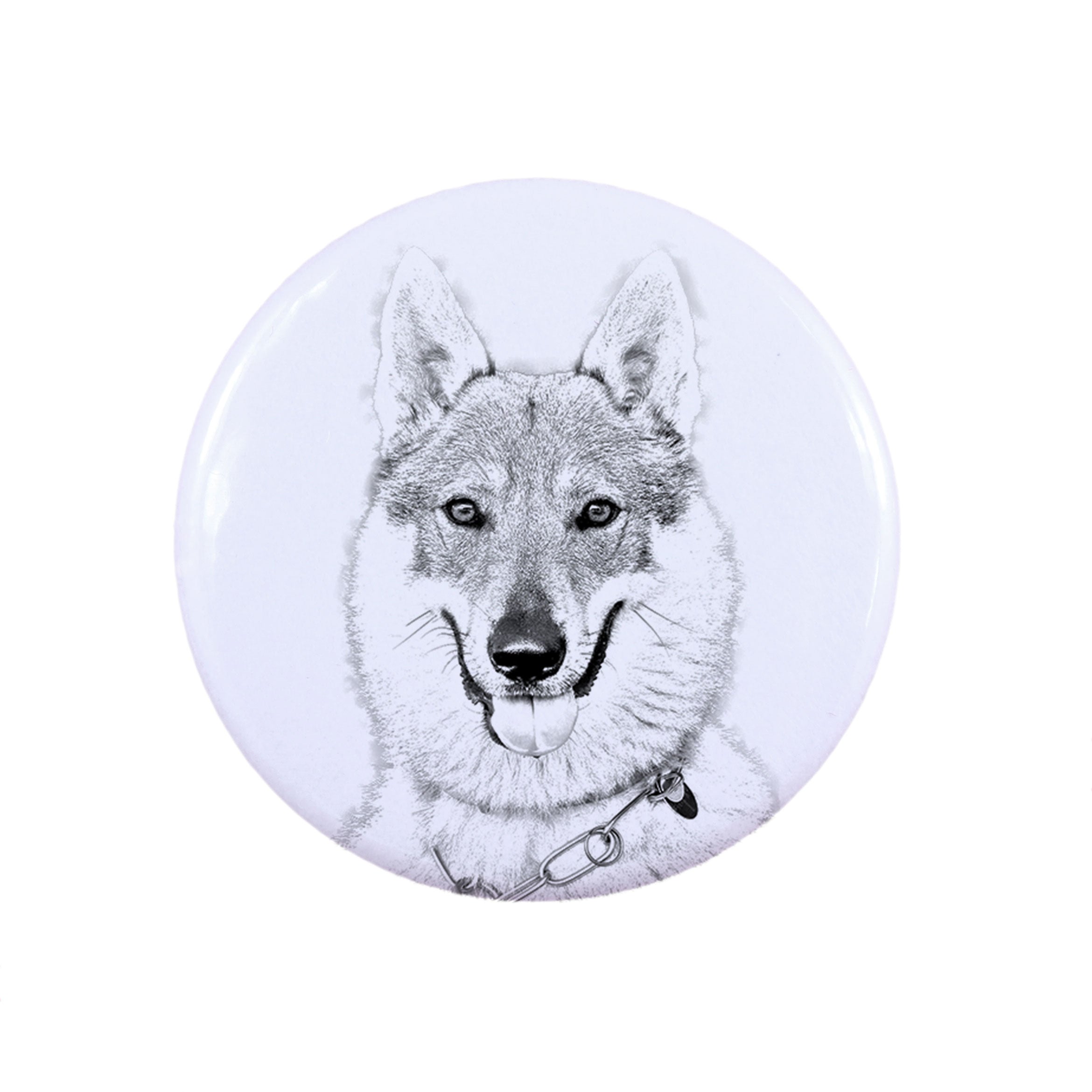 Czechoslovakian Wolfdog, Czechoslovak Vlcak - women's jewelry with a dog portrait, handmade product, possibility to add your own photo, Art-Dog brand