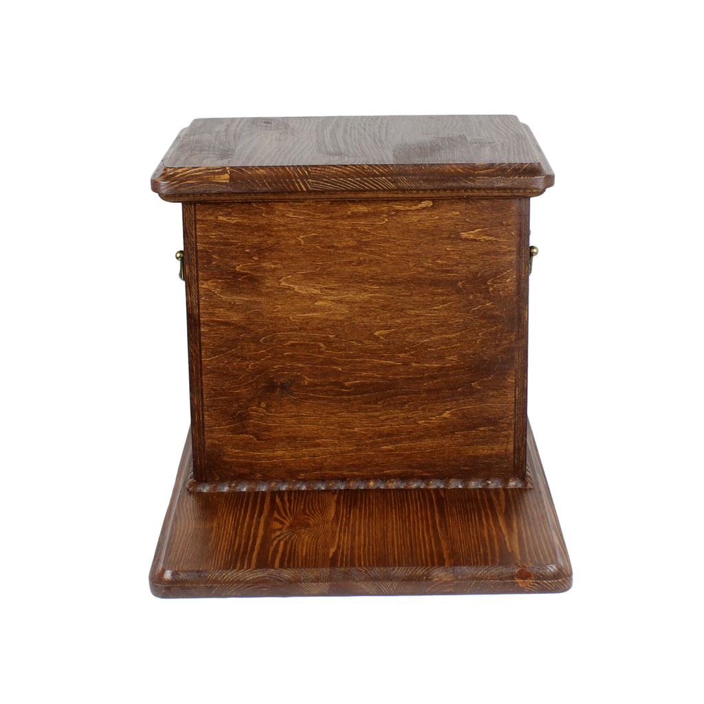 Australian Stock Horse - urn for horse ashes with a statuette, personalized urn with engraving, large box for horse ashes from the Art-Dog brand