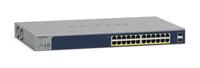 NETGEAR GS724TPP Géré L2 Gigabit Ethernet (10/100/1000) Connexion Ethernet, supportant l'alimentation via ce port (PoE) Gris - vue 3