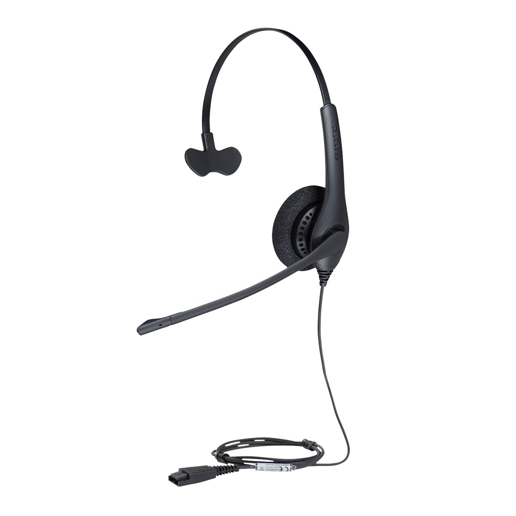 Jabra Biz 1500 Casque Filaire Professionnel pour Bureau et Centre d'appels, Noir