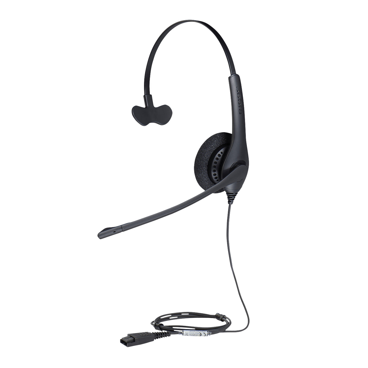 Jabra Biz 1500 Casque Filaire Professionnel pour Bureau et Centre d'appels, Noir