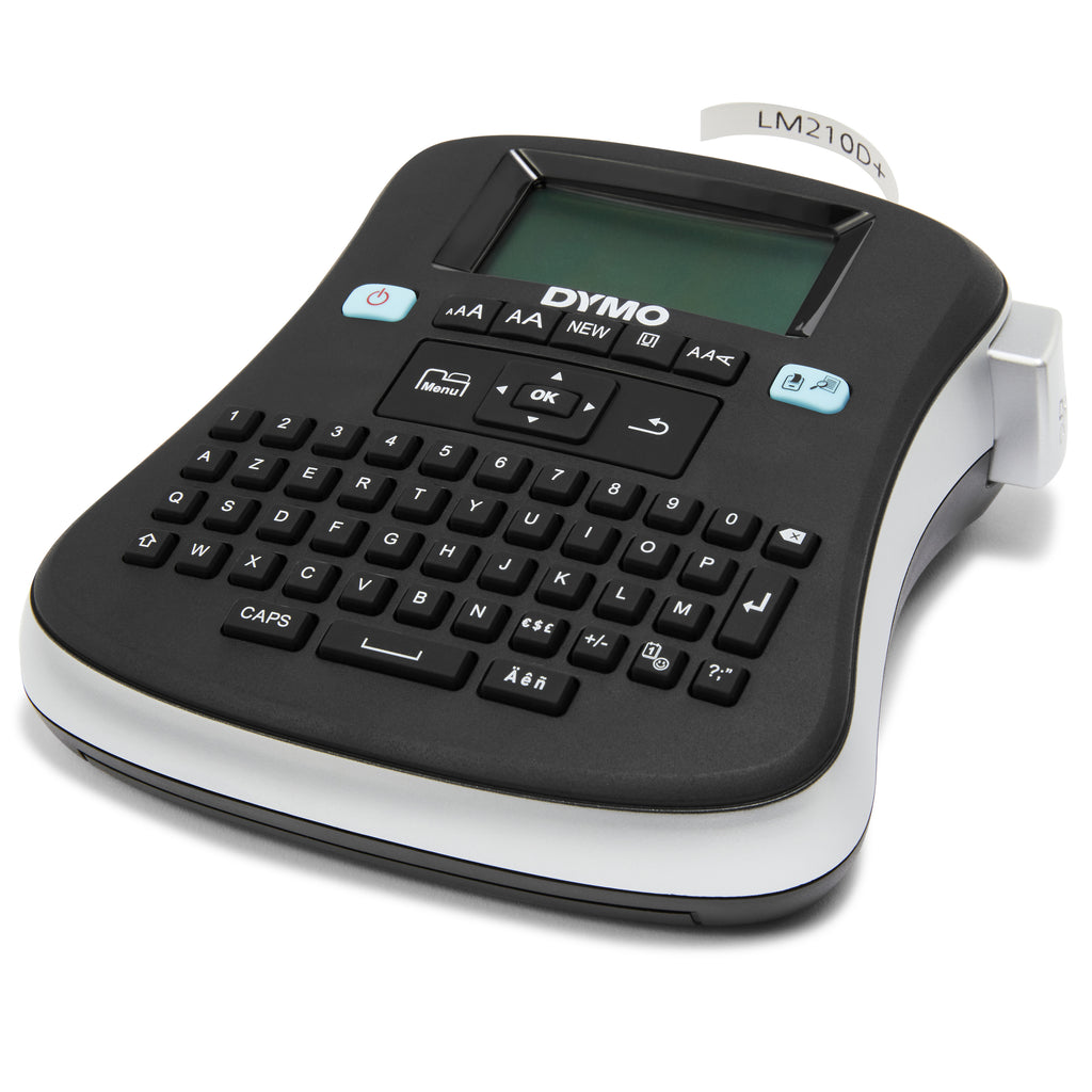 DYMO DYMO LabelManager Étiqueteuse 210D+ | Clavier AZERTY | Imprimante Portable d'Étiquettes Autocollantes