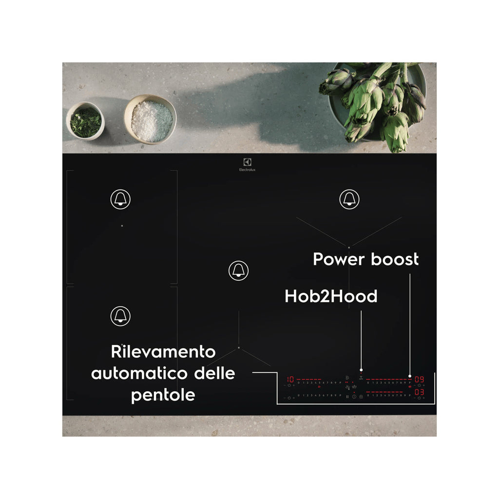 Electrolux EIS62453 Noir Intégré 60 cm Plaque avec zone à induction 4 zone(s)
