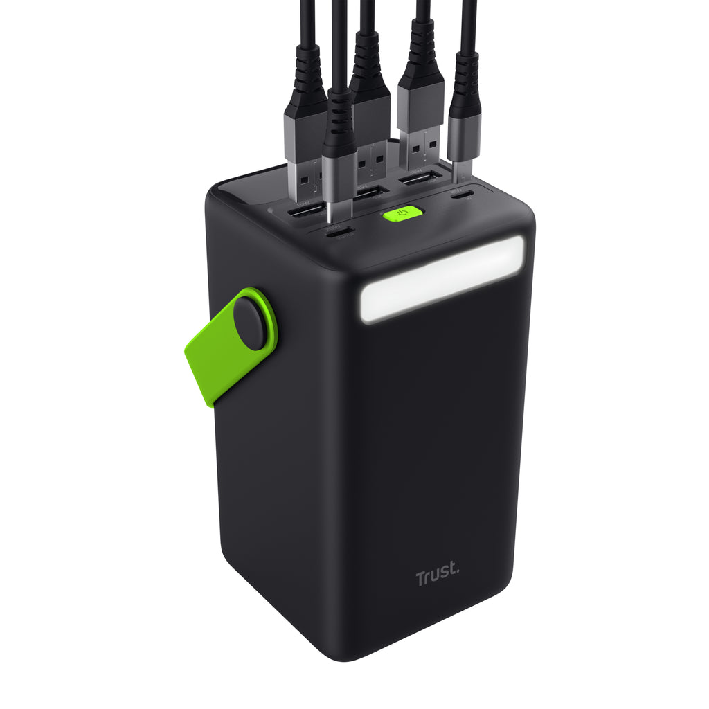 Trust Redoh XXL 50000 mAh Noir, Vert