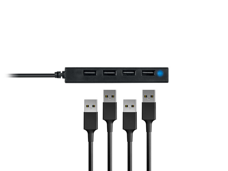 Conceptronic HUBBIES05B hub & concentrateur USB 2.0 480 Mbit/s Noir