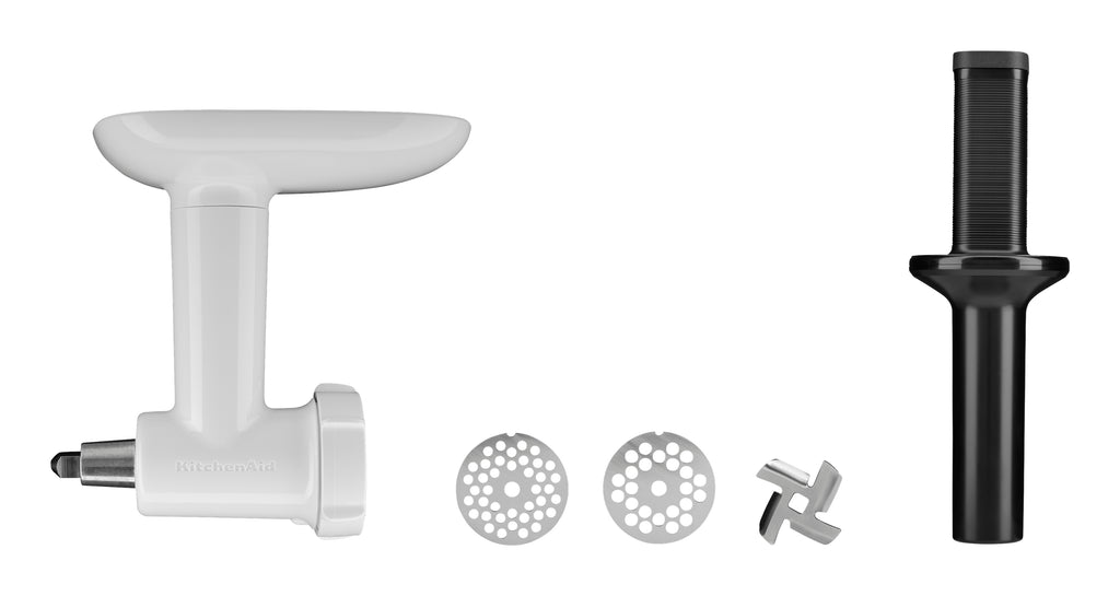 KitchenAid 5KSMFGA Hachoir à Aliments pour Robot Ménager, Blanc
