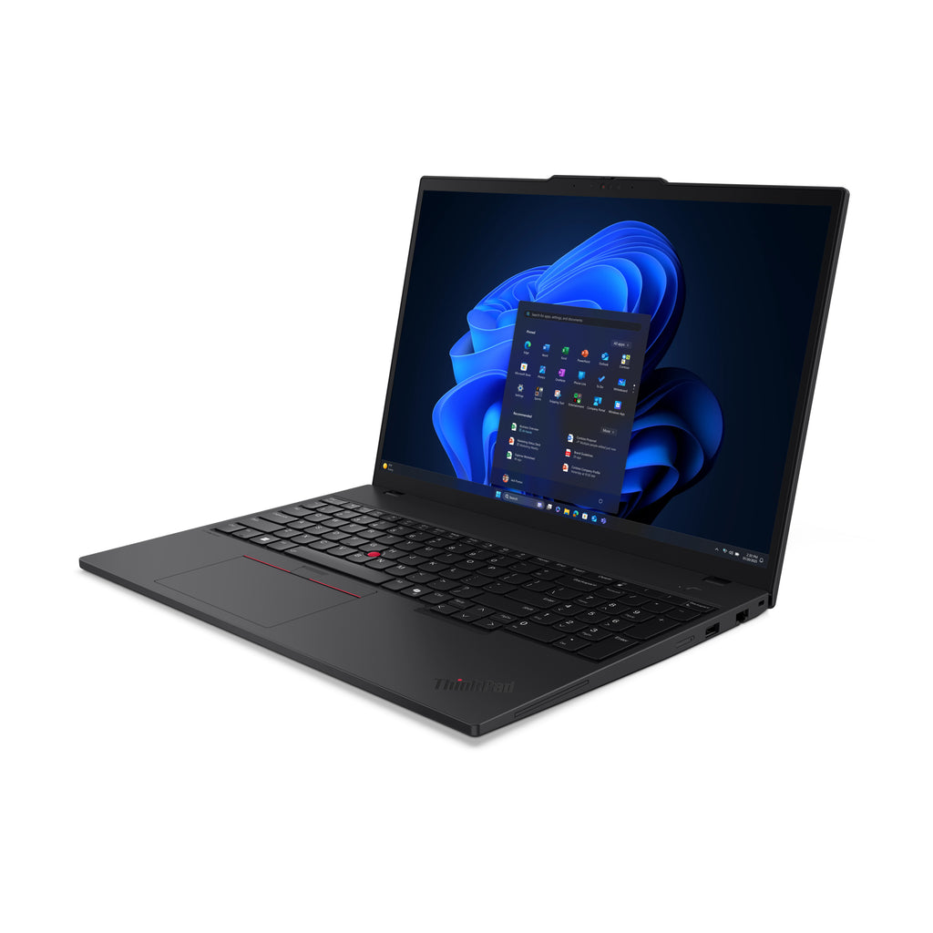Lenovo ThinkPad T16 Gen 4 (Intel) Intel Core Ultra 7 255U Ordinateur portable 40,6 cm (16") WUXGA 32 Go DDR5-SDRAM 1 To SSD Wi-Fi 6E (802.11ax) Windows 11 Pro Nordique Noir