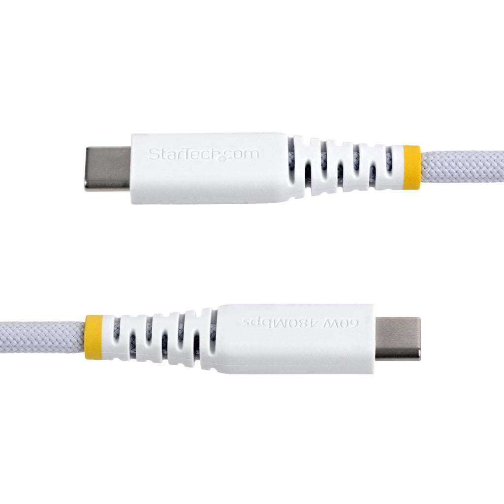 StarTech.com USB2CC3MNCBRWH câble USB USB 2.0 3 m USB C 0,48 Gbit/s 60 W Blanc