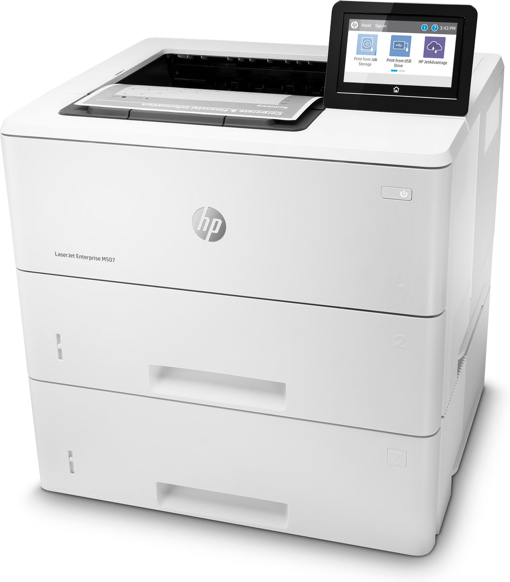 HP LaserJet Enterprise M507x, Imprimante Laser Professionnelle Noir et Blanc