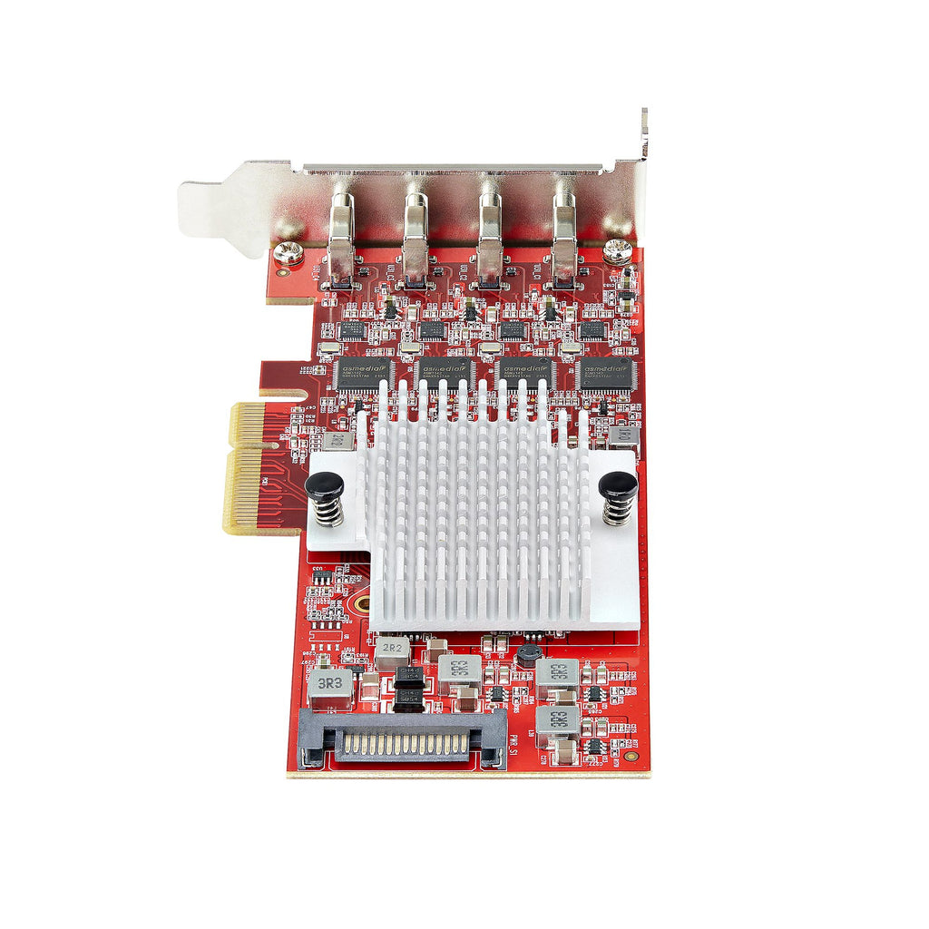 StarTech.com Carte PCIe USB-C 4 Ports, USB 3.2 10 Gbit/s, Carte d'Extension PCI Express USB-C, 4 Contrôleurs USB Indépendants, Carte PCIe USB Type-C, Windows/Linux/macOS, Conforme TAA - vue 4