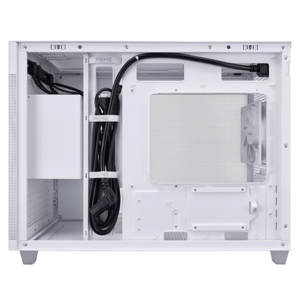 ASUS Prime AP201 MicroATX Mini Tower Blanc