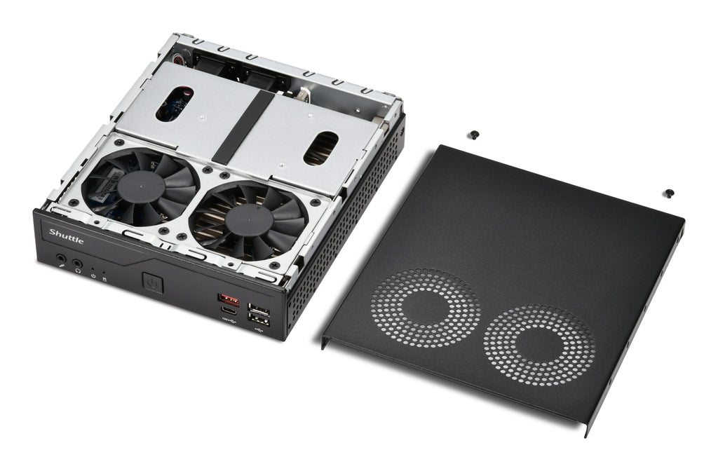 Shuttle Slim PC DH810 Barebone avec 8GB DDR5 inclus, bundle promotionnel, offre limitée