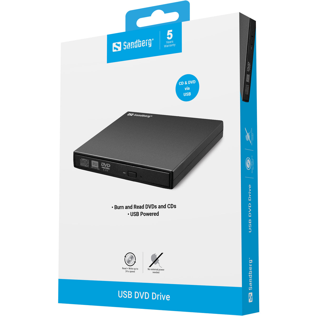 Sandberg Graveur DVD Mini USB