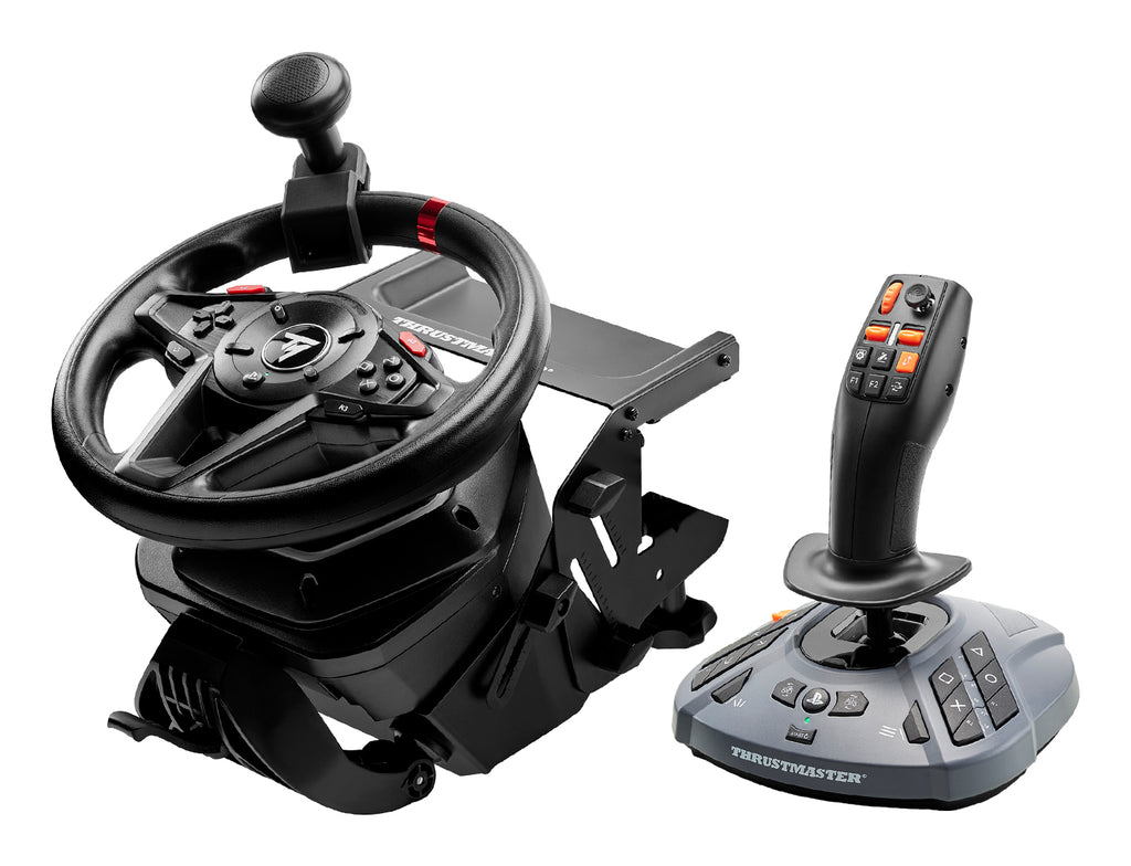 Thrustmaster T128 SimTask Farming Pack Noir USB Volant + pédales + levier de vitesse Analogique/Numérique PC, PlayStation 4, PlayStation 5 - vue 4