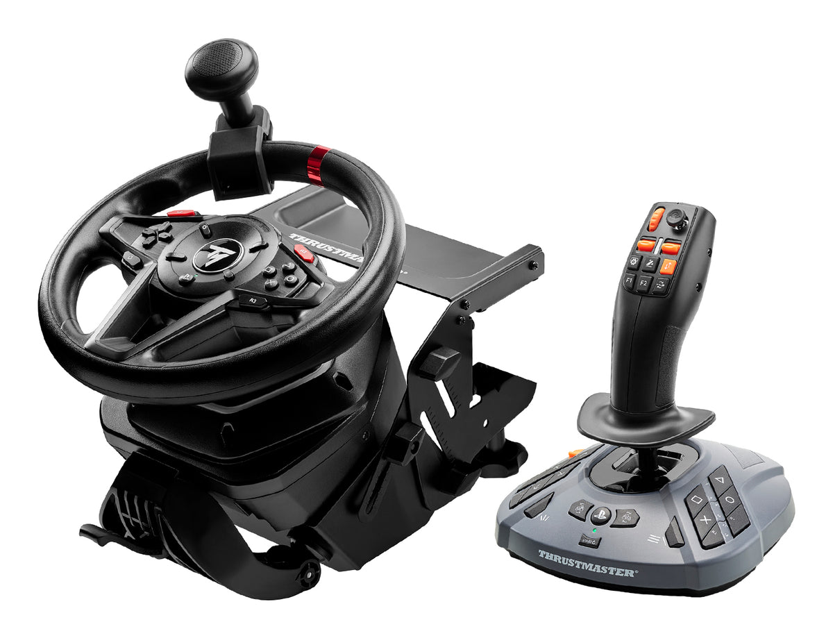 Thrustmaster T128 SimTask Farming Pack Noir USB Volant + pédales + levier de vitesse Analogique/Numérique PC, PlayStation 4, PlayStation 5 - vue 4
