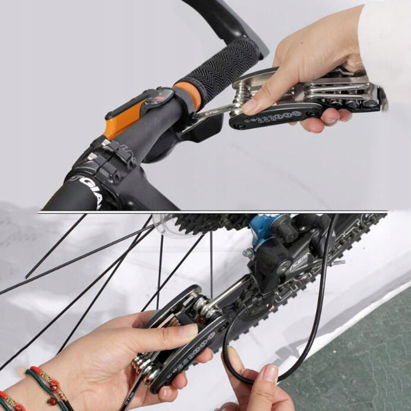 ZESTAW KLUCZY NARZĘDZI ROWEROWYCH MULTITOOL 16w1