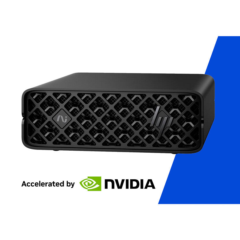 HP ZGX Nano G1n AI Station GB10 128 Go LPDDR5x-SDRAM 4 To SSD linux Mini PC Station de travail AI Workstation, AI PC Noir