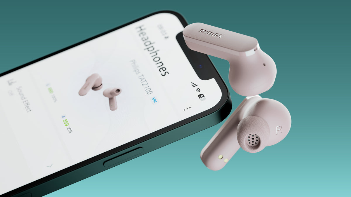 Philips TAT2100 Casque True Wireless Stereo (TWS) Ecouteurs Appels/Musique Bluetooth Rose