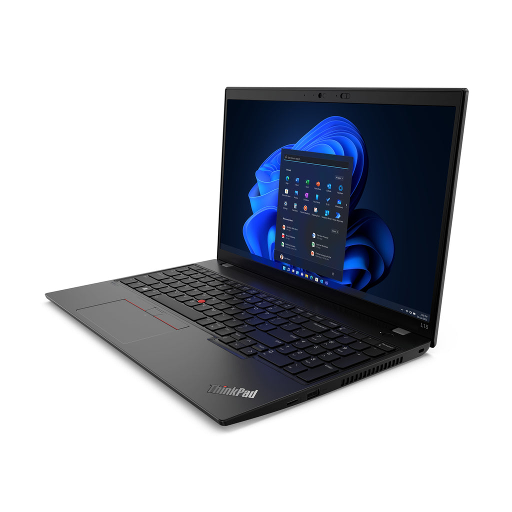 Lenovo ThinkPad L15 Gen 3 (Intel) Intel® Core™ i5 i5-1235U Ordinateur portable 39,6 cm (15.6") Full HD 16 Go DDR4-SDRAM 512 Go SSD Wi-Fi 6 (802.11ax) Windows 11 Pro Allemand Noir