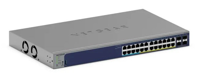 NETGEAR GS728TXUP Switch Gigabit Ethernet Géré PoE 24 Ports, Format 1U, Gris