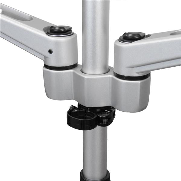 StarTech.com Support de Bureau pour 2 Écrans, Bras Articulés Multidirectionnels, Empilable, Installation sans Outil