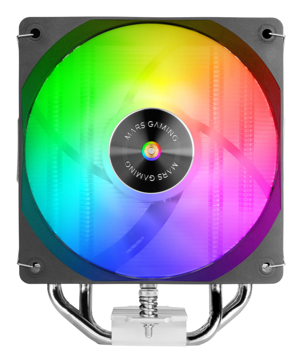 Mars Gaming MCPU-X4ARGB Processeur Refroidisseur d'air 12 cm Noir 1 pièce(s)