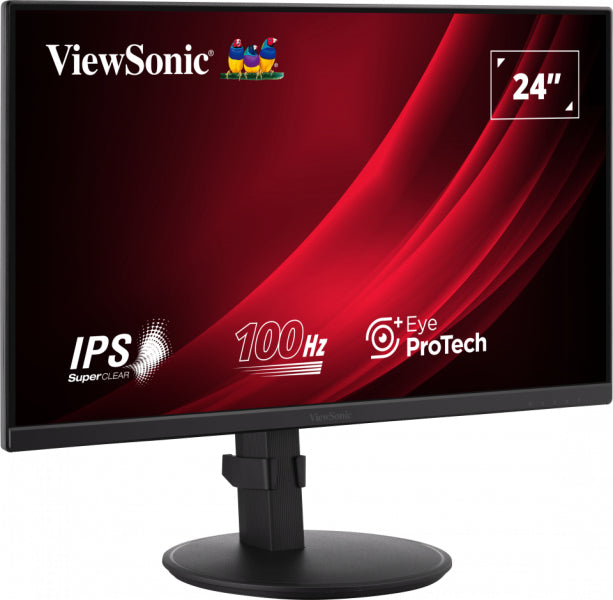 Viewsonic VG2408A-MHD écran plat de PC 61 cm (24") 1920 x 1080 pixels Full HD LED Noir