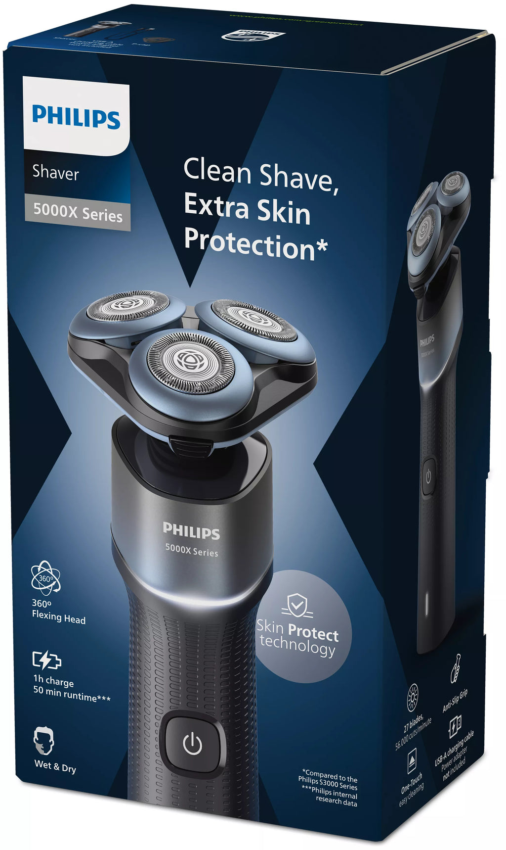 Philips Shaver 5000X series X5006/00 Rasoir électrique 100 % étanche